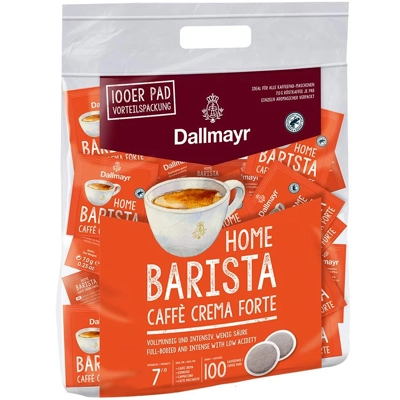 | 100 Forte Home | Pads Crema Caffe Prijshamer Barista Dallmayr